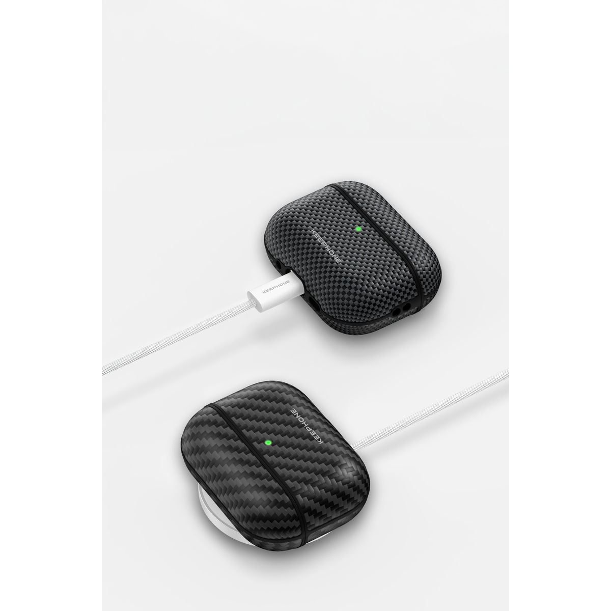 Keephone Apple Airpods Pro 3 (3.nesil) Farama Kılıf - Jet Black