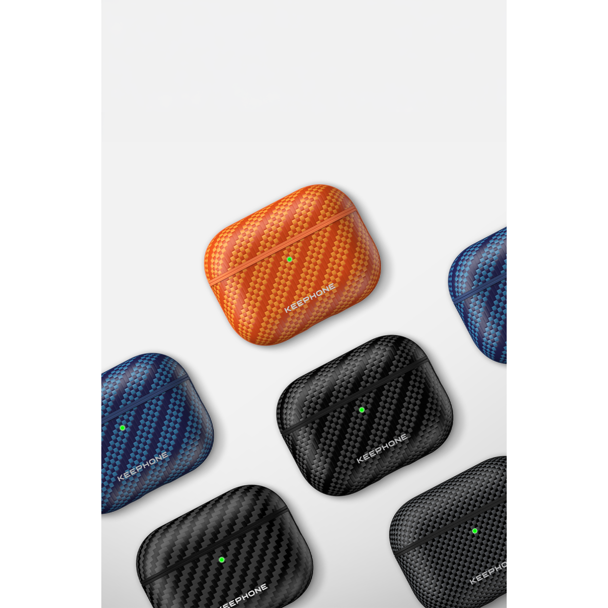 Keephone Apple Airpods Pro 3 (3.nesil) Farama Kılıf - Twill Black