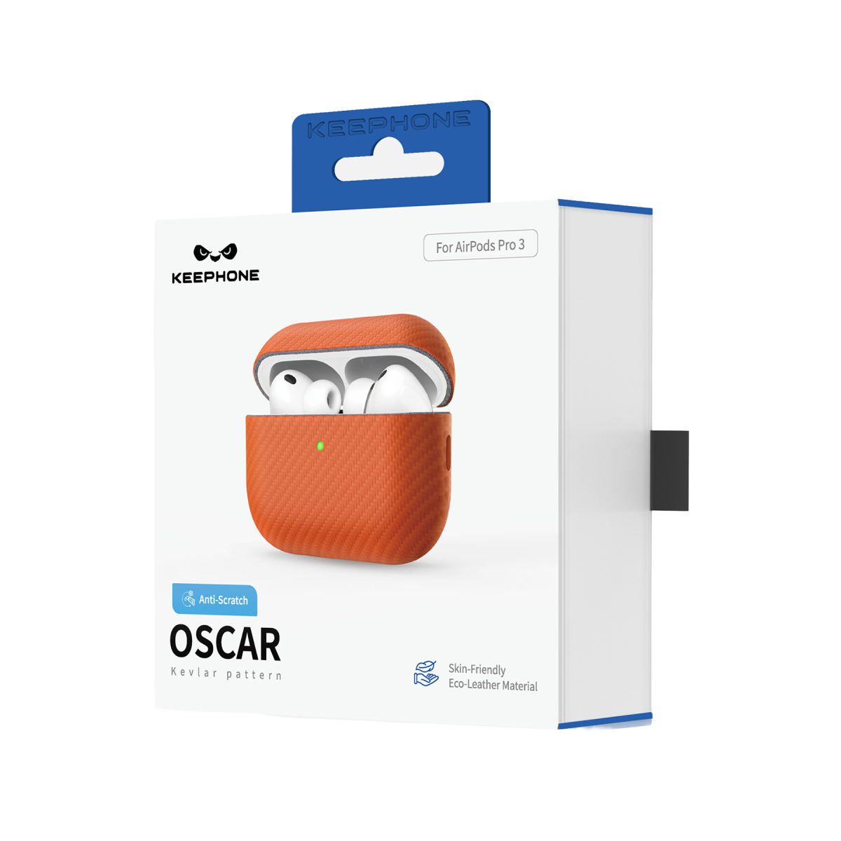 Keephone Apple Airpods Pro 3 (3.nesil) Oscar Kılıf - Siyah