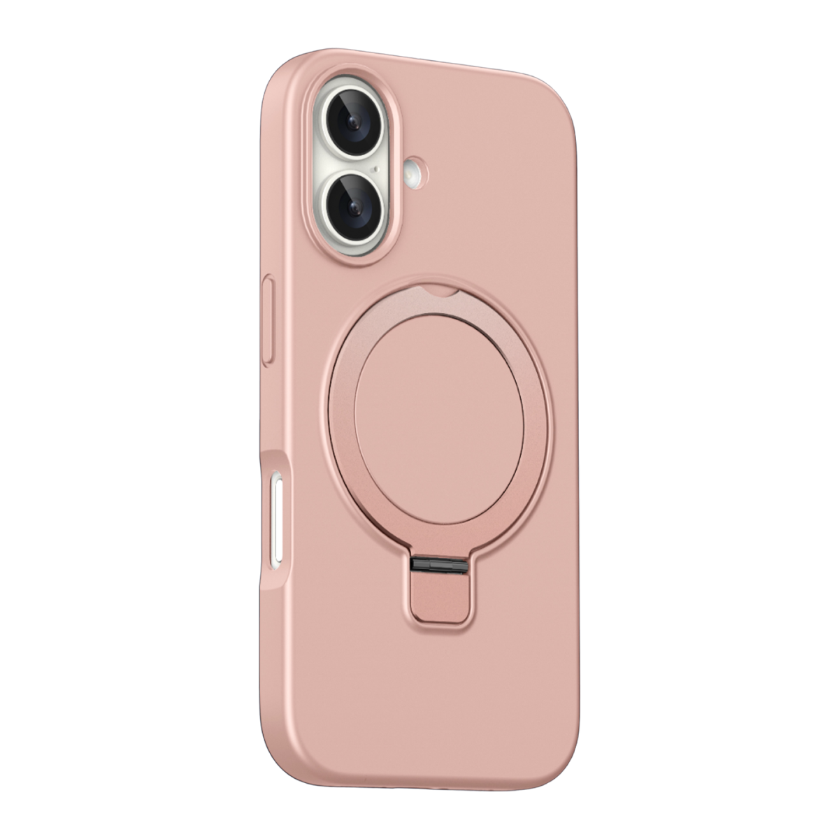 Keephone Apple iPhone 16 Magi Pro Standlı Magsafe Kapak - Pembe