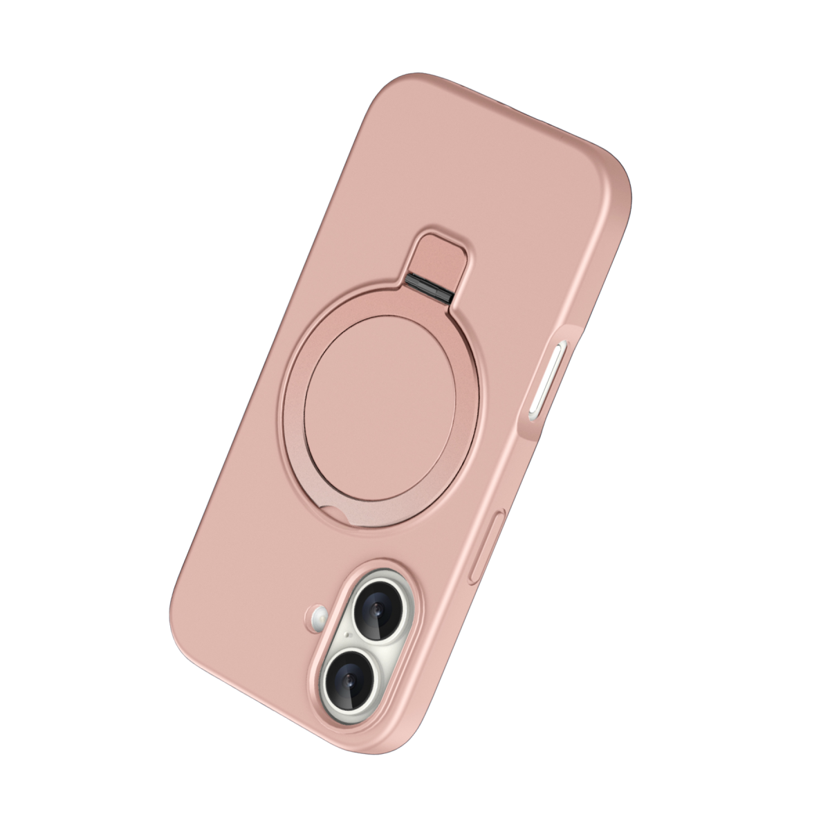 Keephone Apple iPhone 16 Magi Pro Standlı Magsafe Kapak - Pembe