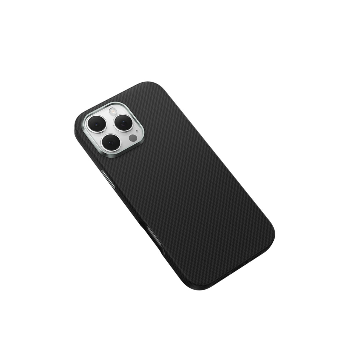 Keephone Apple iPhone 16 Pro Kevlar Caiser Magsafe Kapak - Siyah