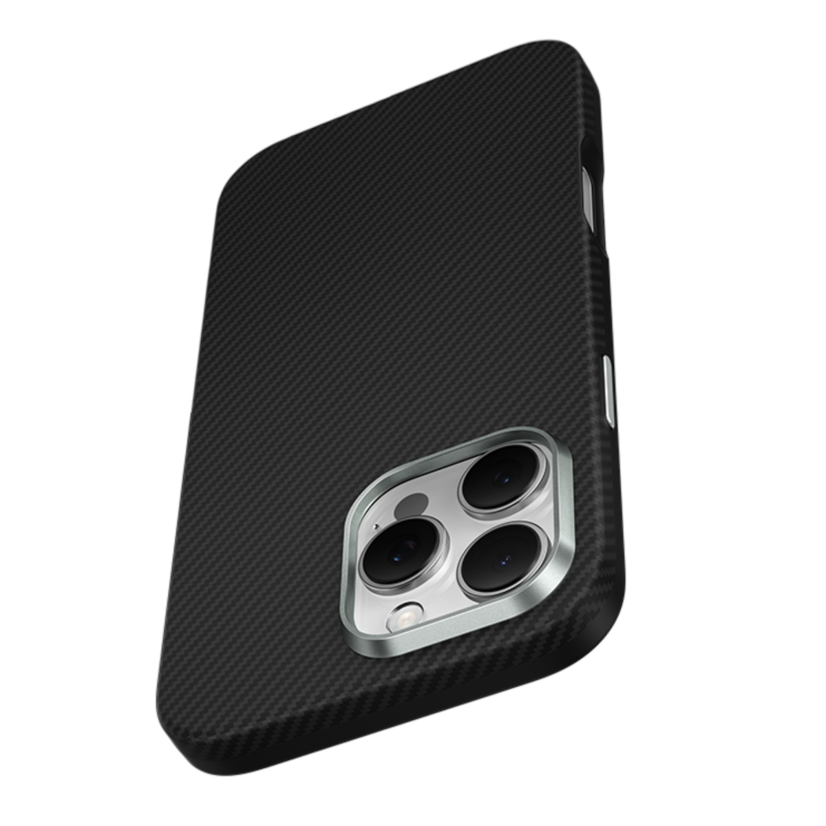 Keephone Apple iPhone 16 Pro Max Kevlar Caiser Magsafe Kapak - Siyah