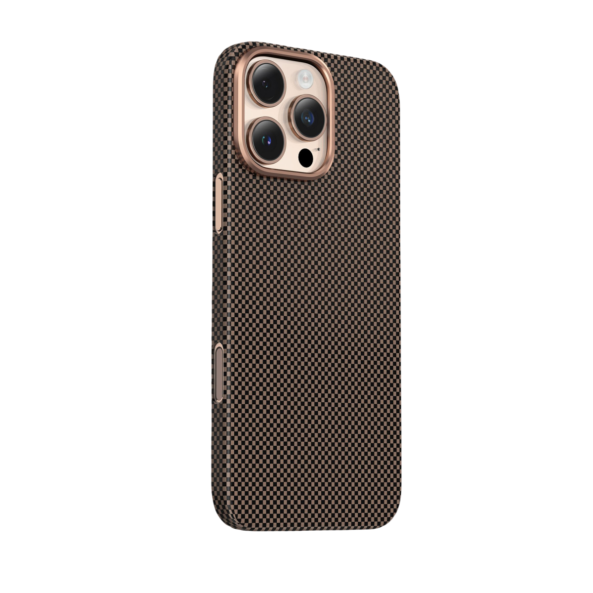 Keephone Apple iPhone 16 Pro Max Kevlar Norra Magsafe Kılıf - Bronz