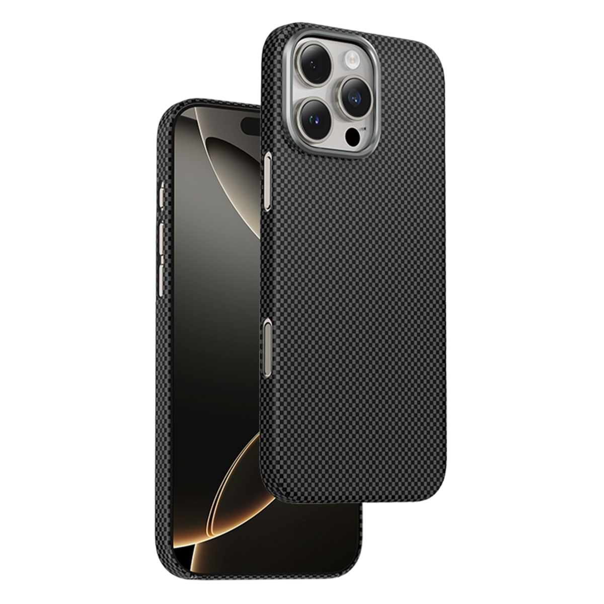 Keephone Apple iPhone 16 Pro Max Kevlar Norra Magsafe Kılıf - Siyah