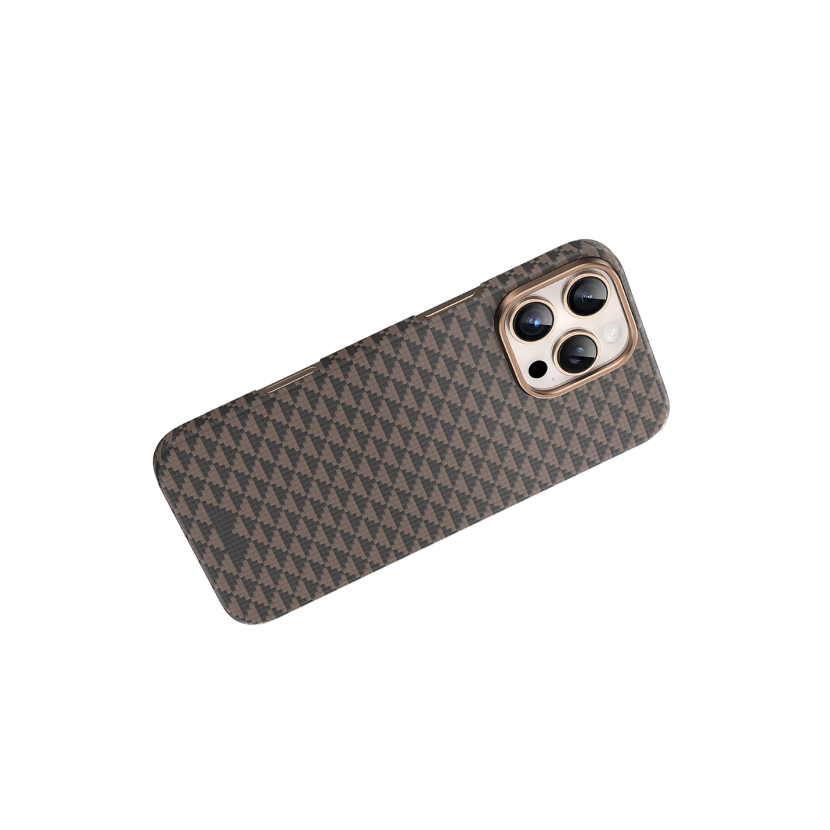 Keephone Apple iPhone 16 Pro Max Kevlar Paris Magsafe Kapak - Çöl Titanyum