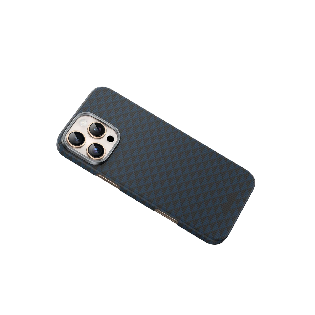 Keephone Apple iPhone 16 Pro Max Kevlar Paris Magsafe Kapak - Mavi