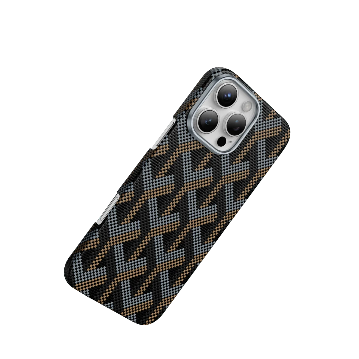 Keephone Apple iPhone 16 Pro Max Kevlar Prague Magsafe Kapak - Siyah
