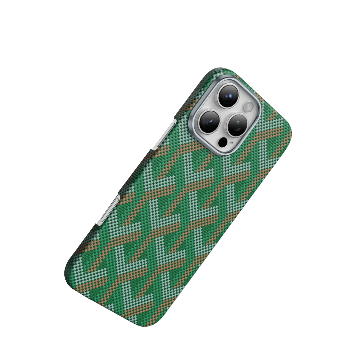 Keephone Apple iPhone 16 Pro Max Kevlar Prague Magsafe Kapak - Yeşil