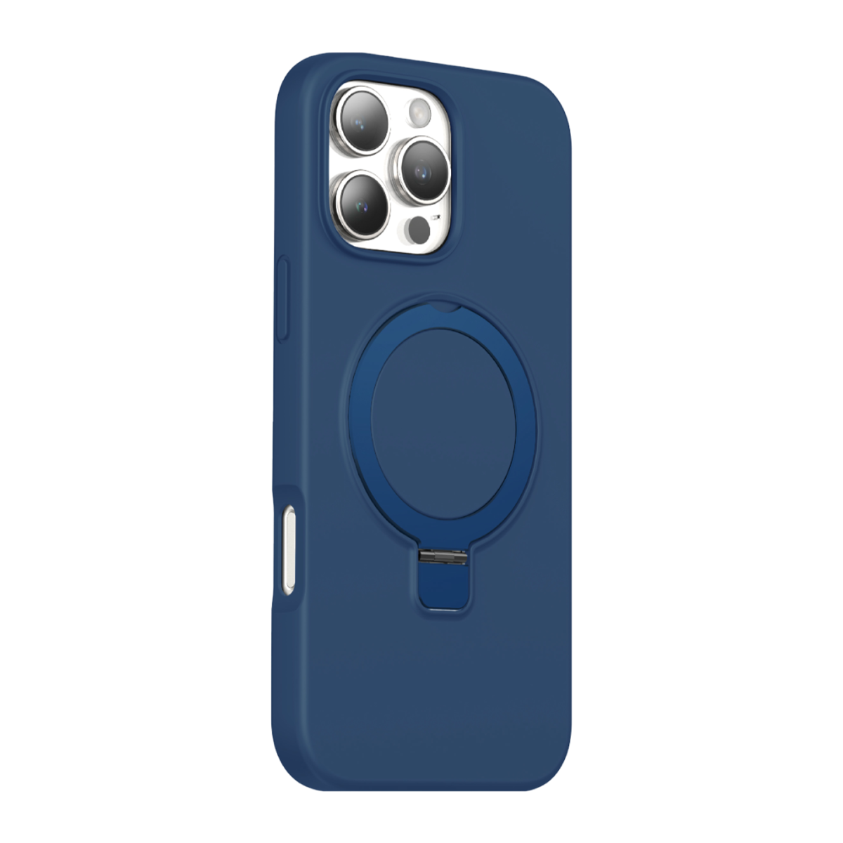 Keephone Apple iPhone 16 Pro Max Magi Pro Standlı Magsafe Kapak - Mavi
