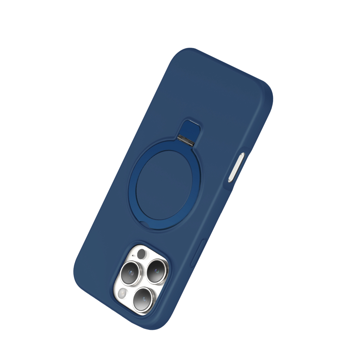 Keephone Apple iPhone 16 Pro Max Magi Pro Standlı Magsafe Kapak - Mavi