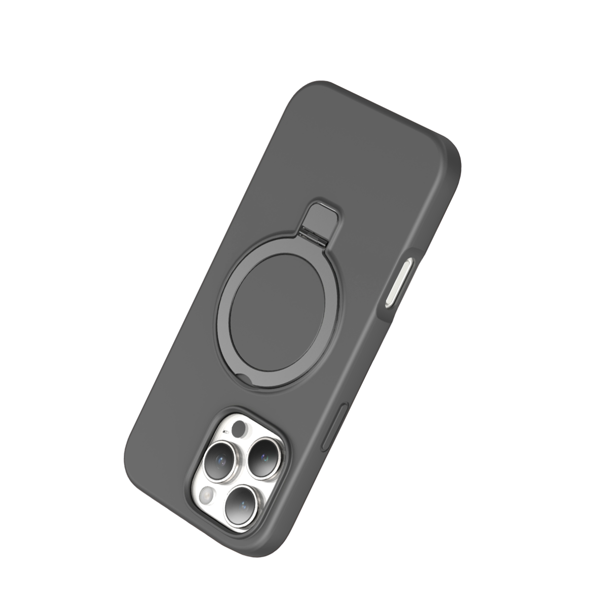 Keephone Apple iPhone 16 Pro Max Magi Pro Standlı Magsafe Kapak - Titan Gri