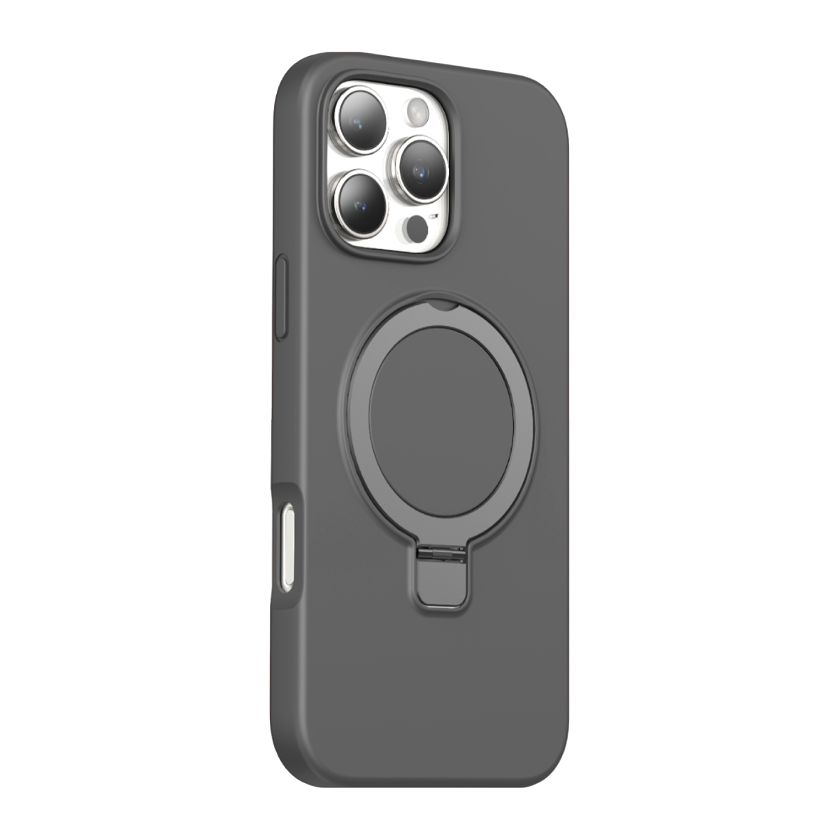 Keephone Apple iPhone 16 Pro Max Magi Pro Standlı Magsafe Kapak - Titan Gri