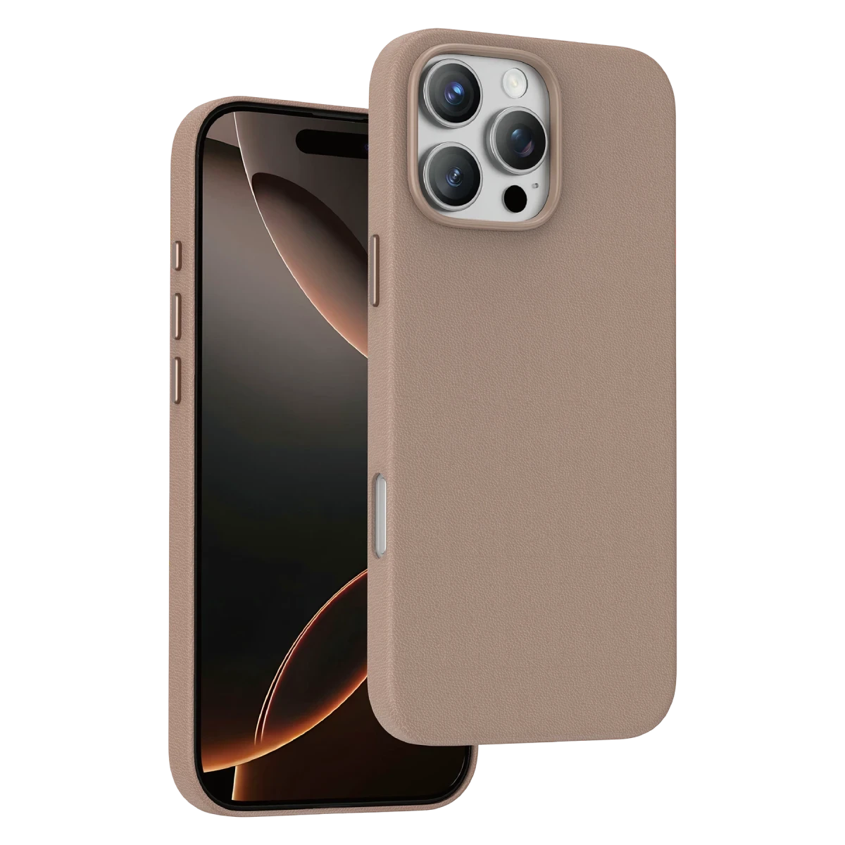 Keephone Apple iPhone 16 Pro Max Peekaboo Magsafe Kapak - Çöl Titanyum