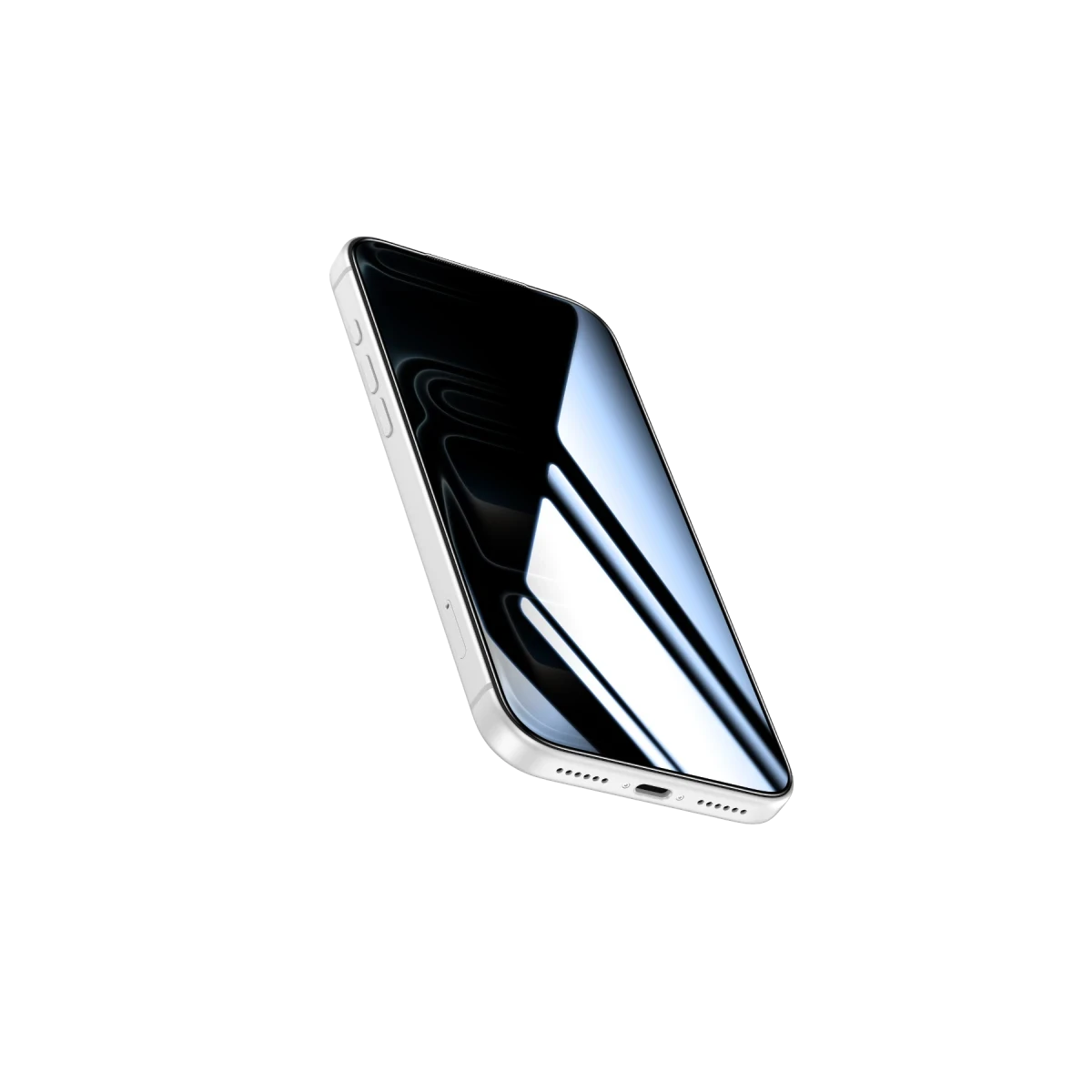 Keephone Apple iPhone 17 360 4 Way Privacy Cam Ekran Koruyucu - Siyah