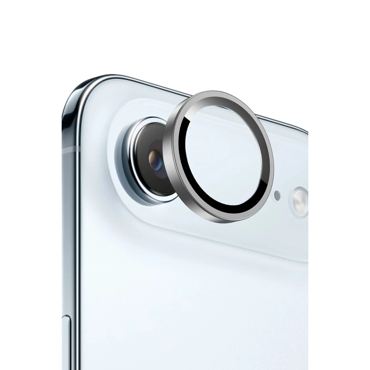 Keephone Apple iPhone 17 Air Bright PVD Metal Kamera Lens - Gri