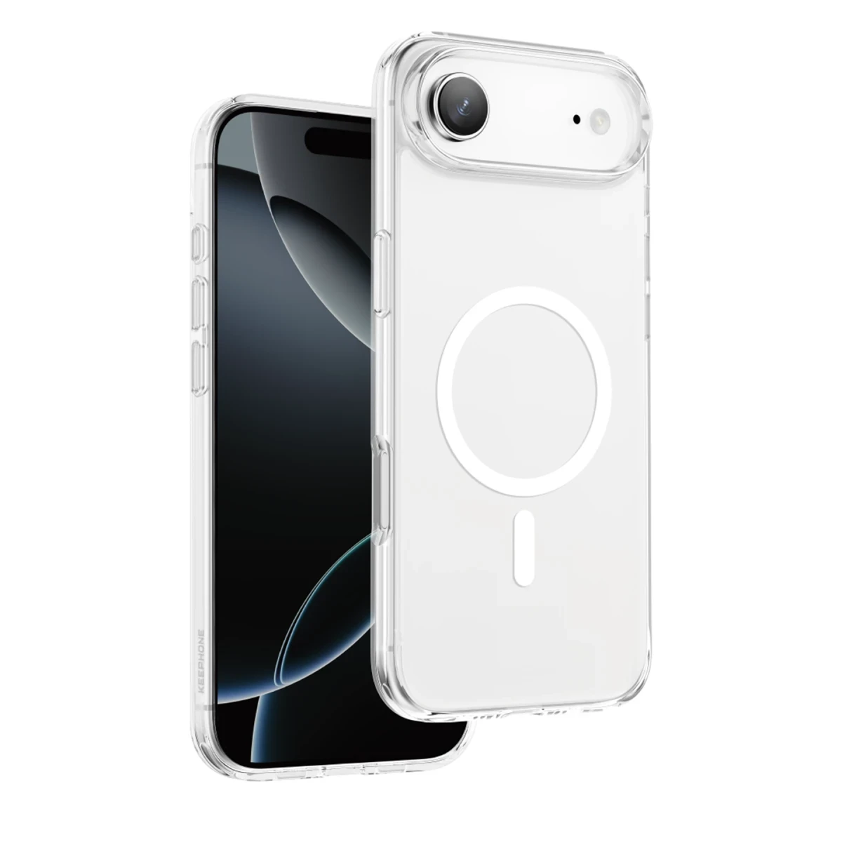 Keephone Apple iPhone 17 Air Hybrid Pro Magsafe Kılıf - Şeffaf