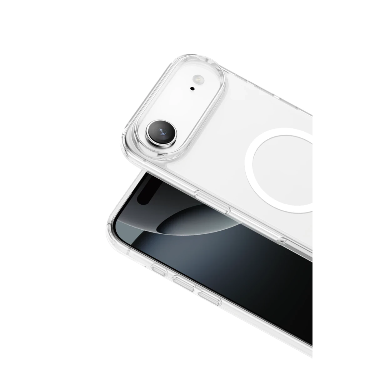 Keephone Apple iPhone 17 Air Hybrid Pro Magsafe Kılıf - Şeffaf