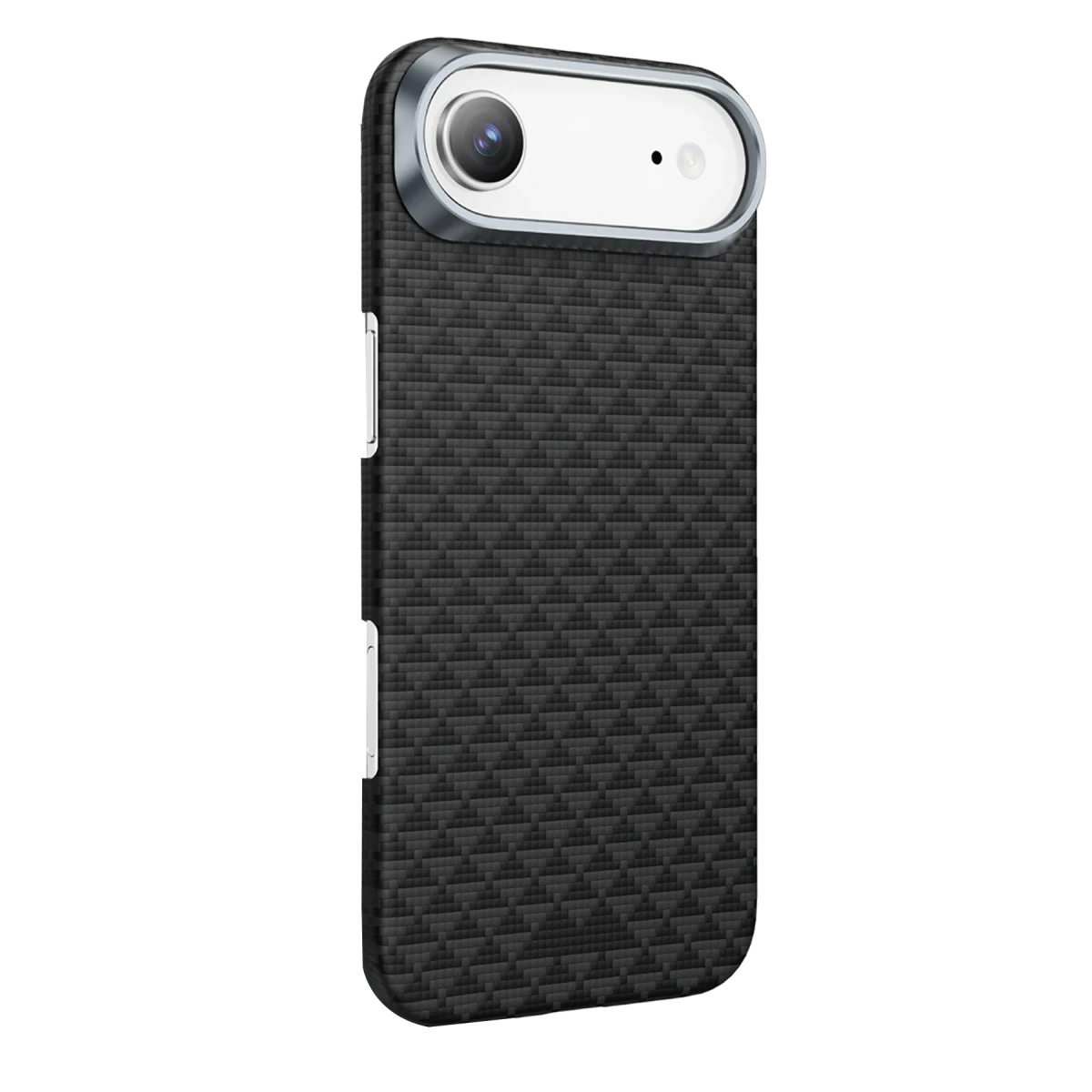 Keephone Apple iPhone 17 Air Kevlar Paris Magsafe Kapak - Siyah