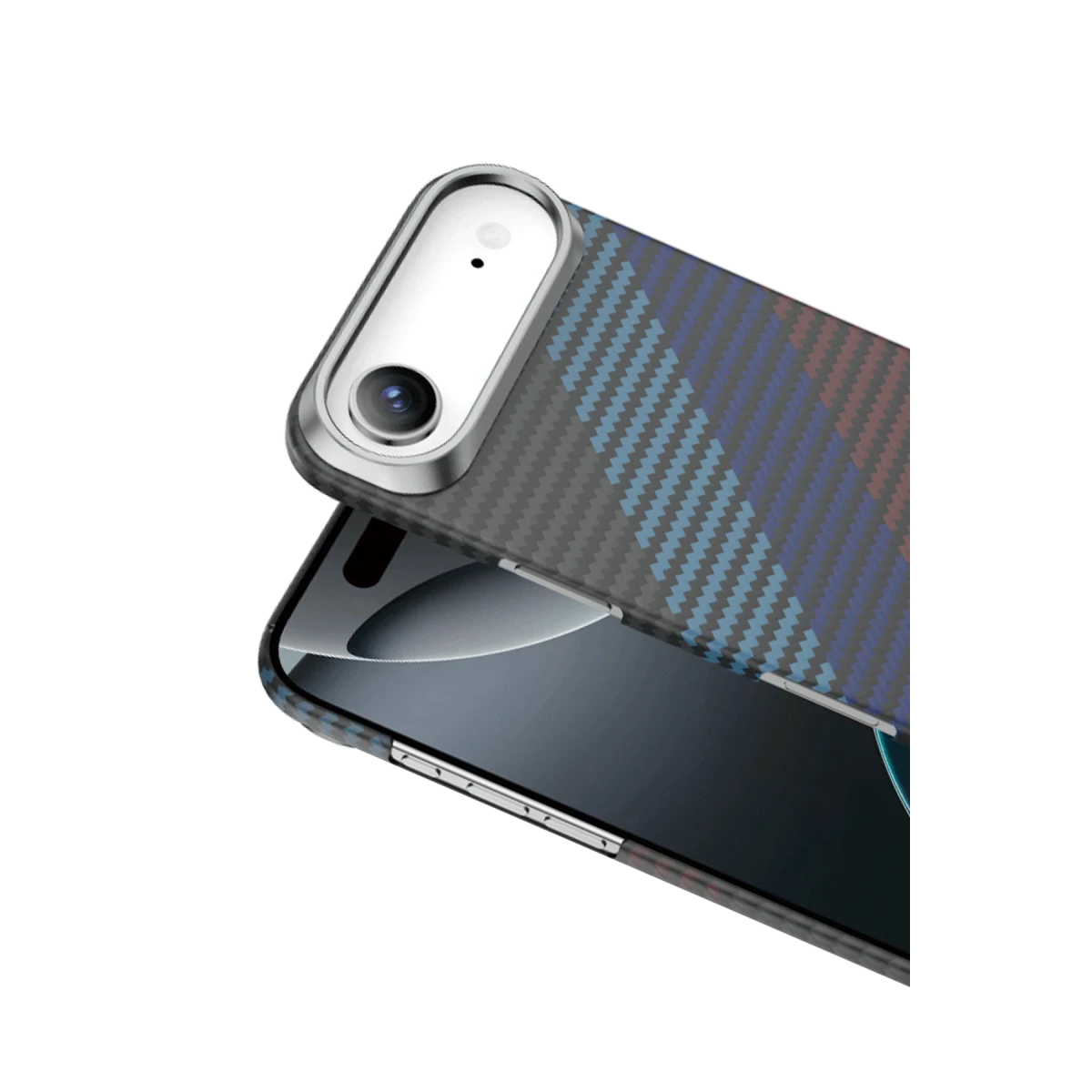 Keephone Apple iPhone 17 Air Kevlar Woven Magsafe Kılıf - Siyah