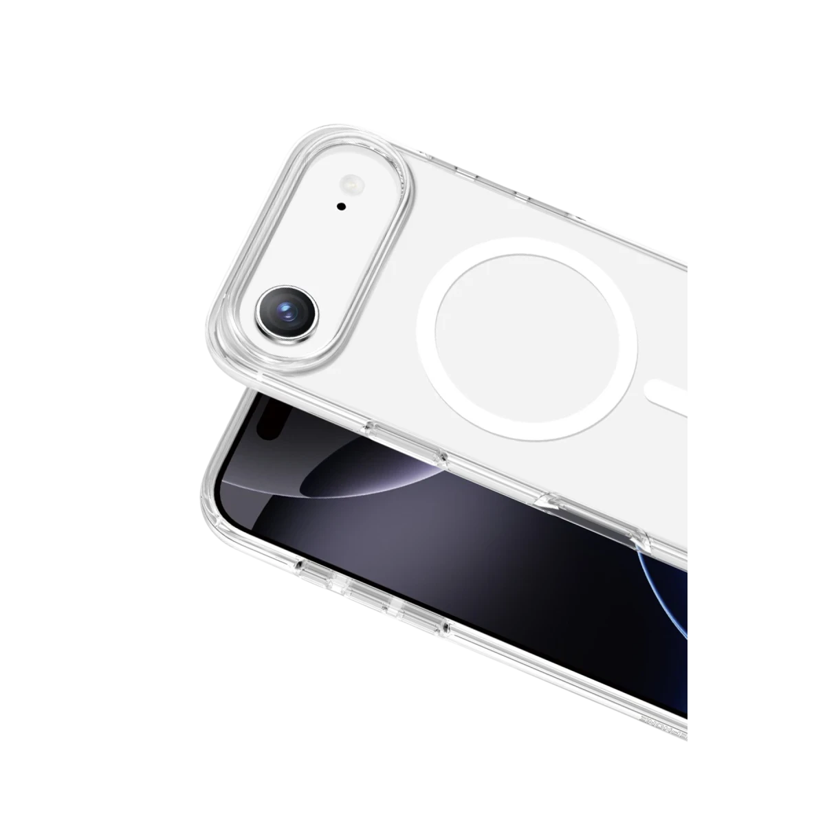 Keephone Apple iPhone 17 Air Non Yellow Şeffaf Magsafe Kılıf - Şeffaf