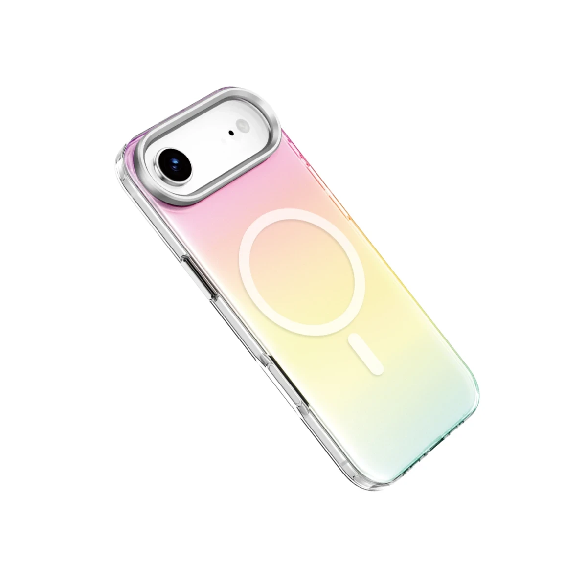 Keephone Apple iPhone 17 Air Rainbow Magsafe Kapak - Gümüş