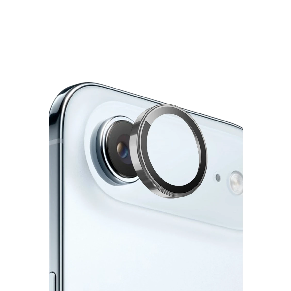 Keephone Apple iPhone 17 Air Sapphire PVD Kamera Lens - Gri