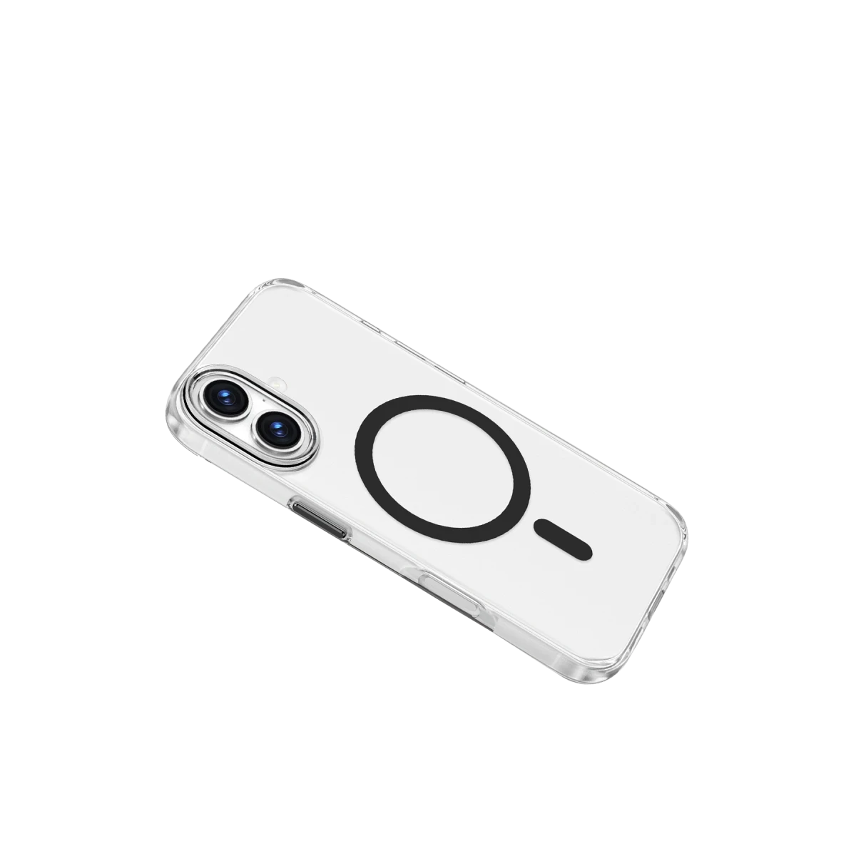 Keephone Apple iPhone 17 Aurora Şeffaf Magsafe Kılıf - Siyah