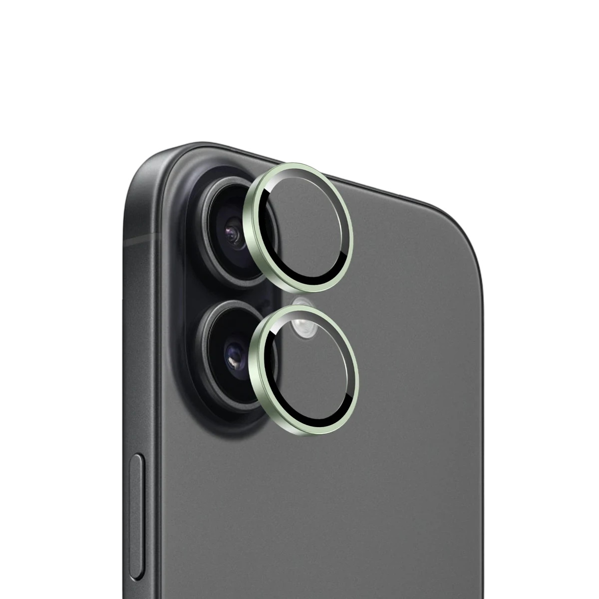 Keephone Apple iPhone 17 Bright PVD Metal Kamera Lens - Yeşil