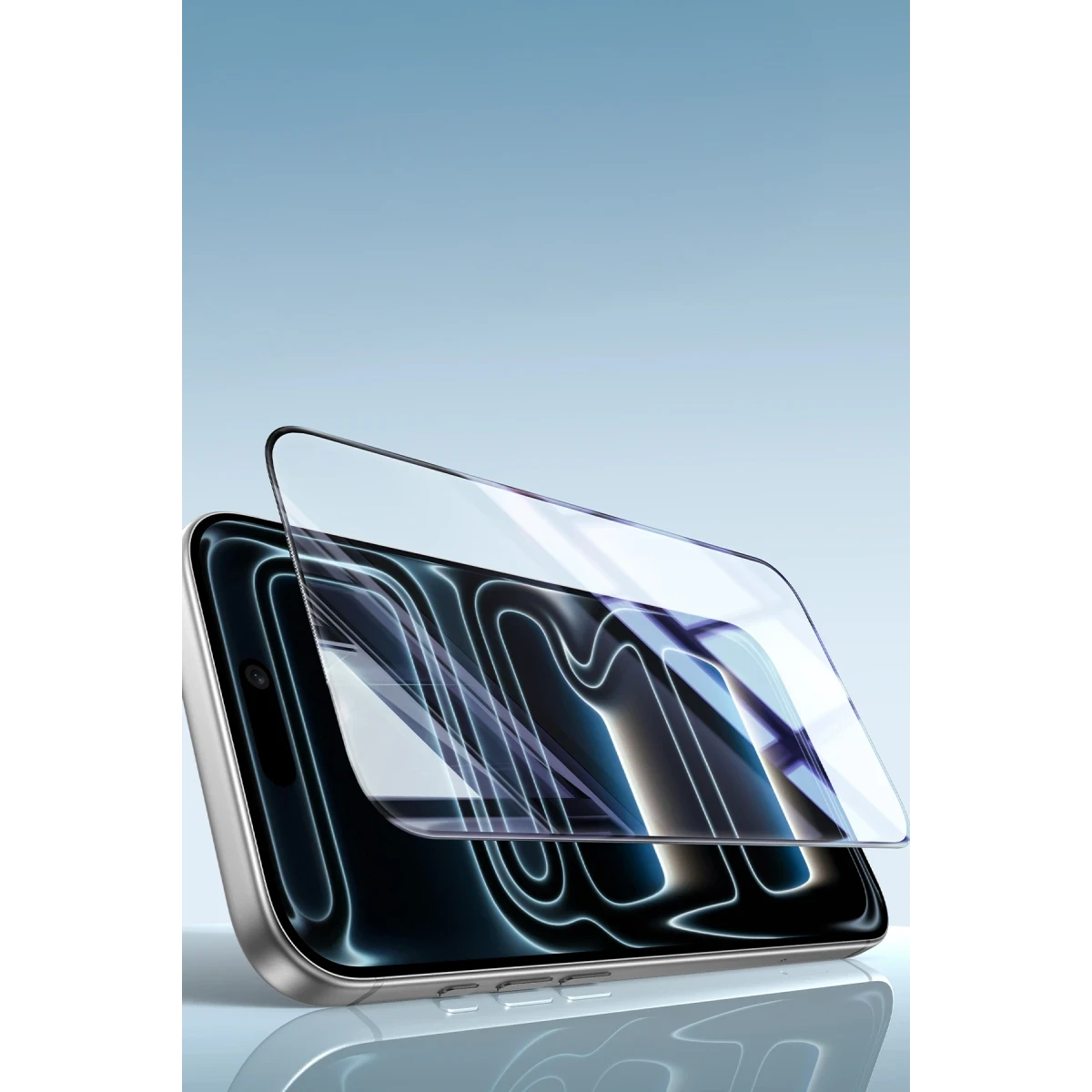 Keephone Apple iPhone 17 EasyFit HD Cam Ekran Koruyucu - Siyah
