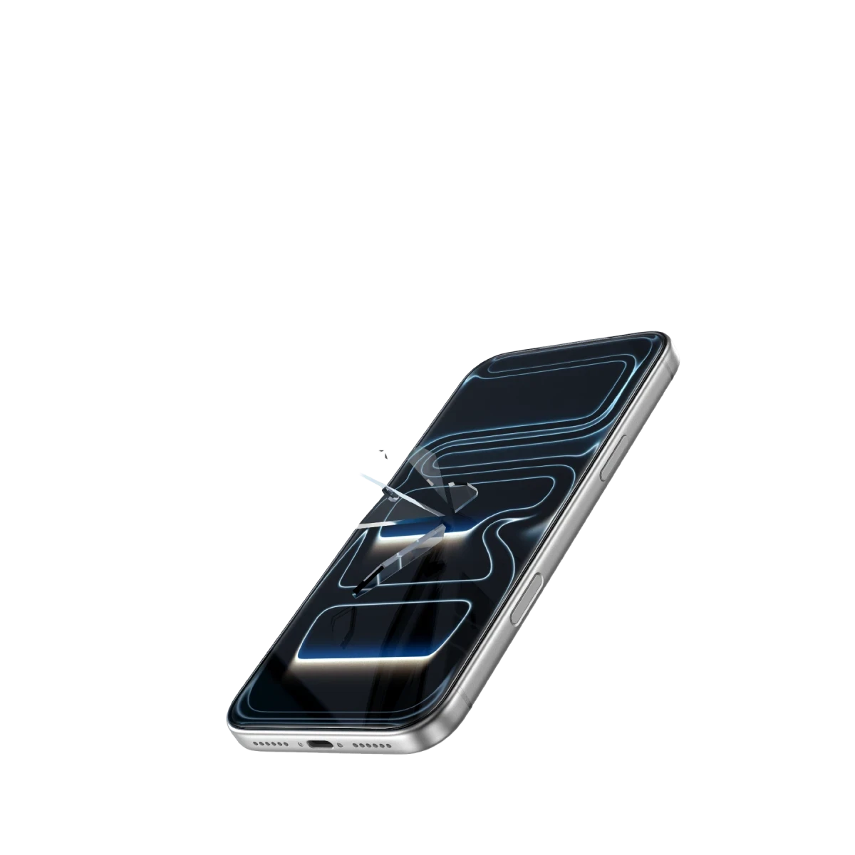 Keephone Apple iPhone 17 EasyFit HD Cam Ekran Koruyucu - Siyah
