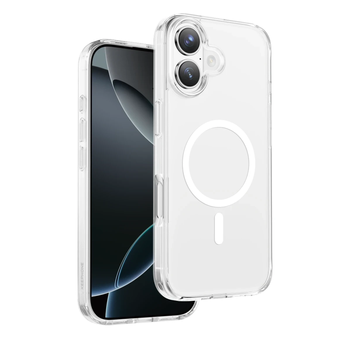 Keephone Apple iPhone 17 Hybrid Pro Magsafe Kılıf - Şeffaf