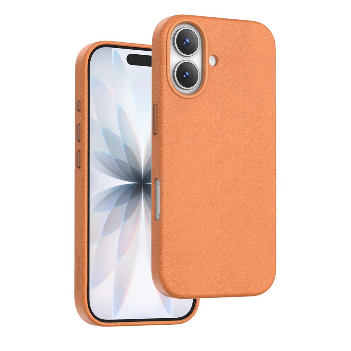 Keephone Apple iPhone 17 Peekaboo Magsafe Kapak - Turuncu