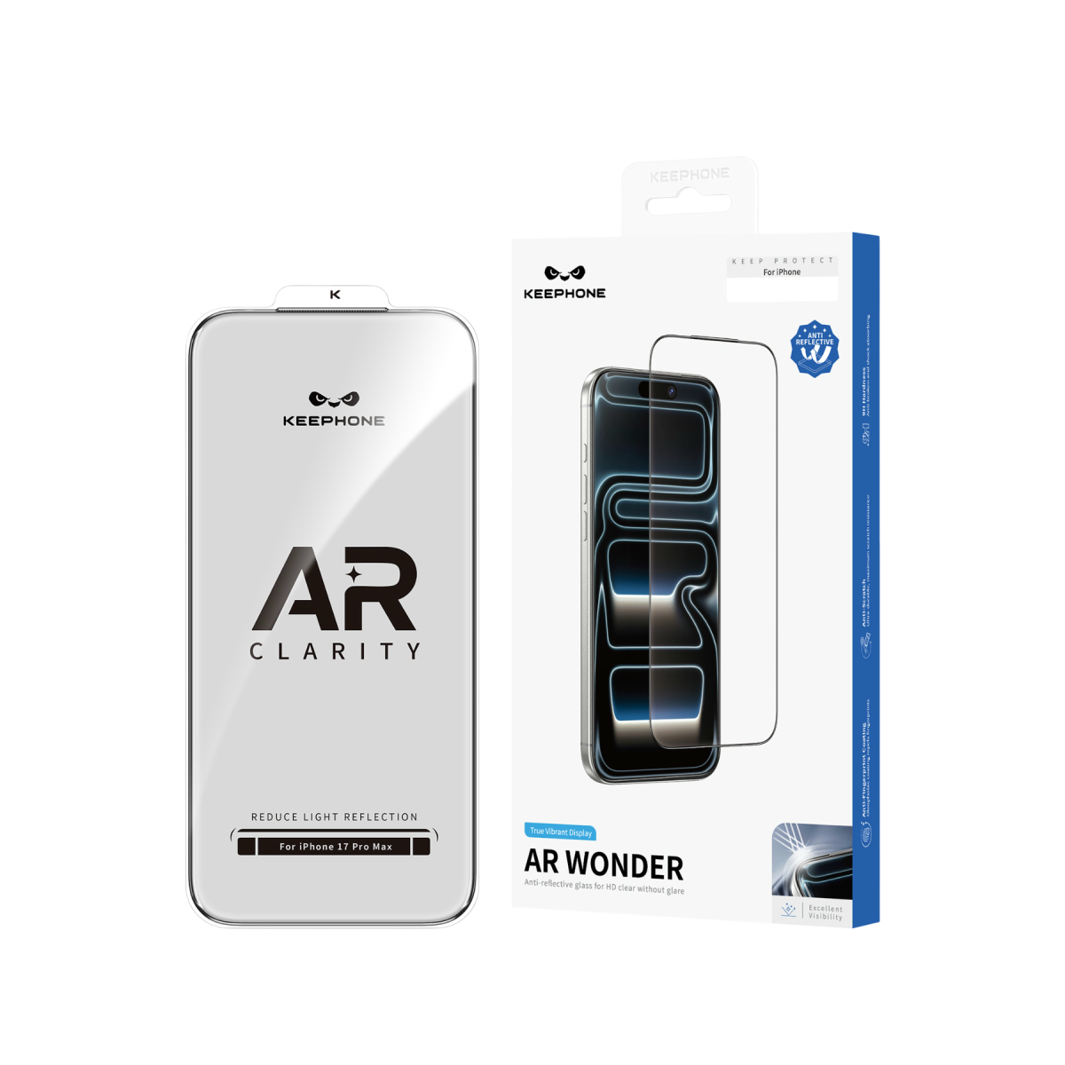 Keephone Apple iPhone 17 Pro AR Wonder Cam Ekran Koruyucu - Şeffaf