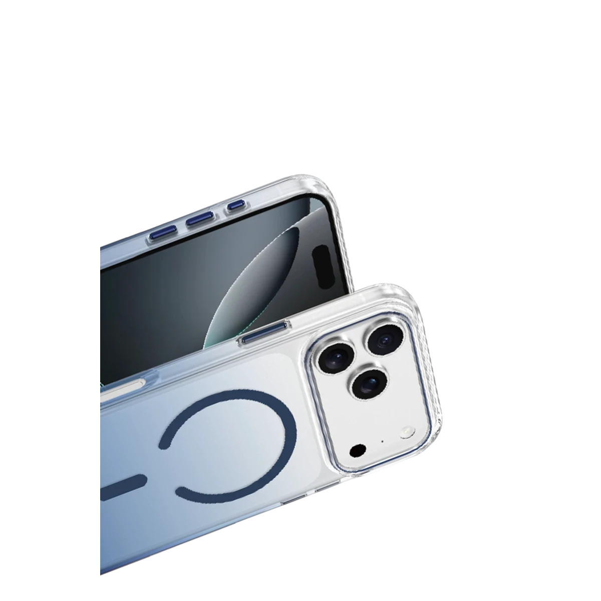 Keephone Apple iPhone 17 Pro Aurora Pro Magsafe Kılıf - Lacivert