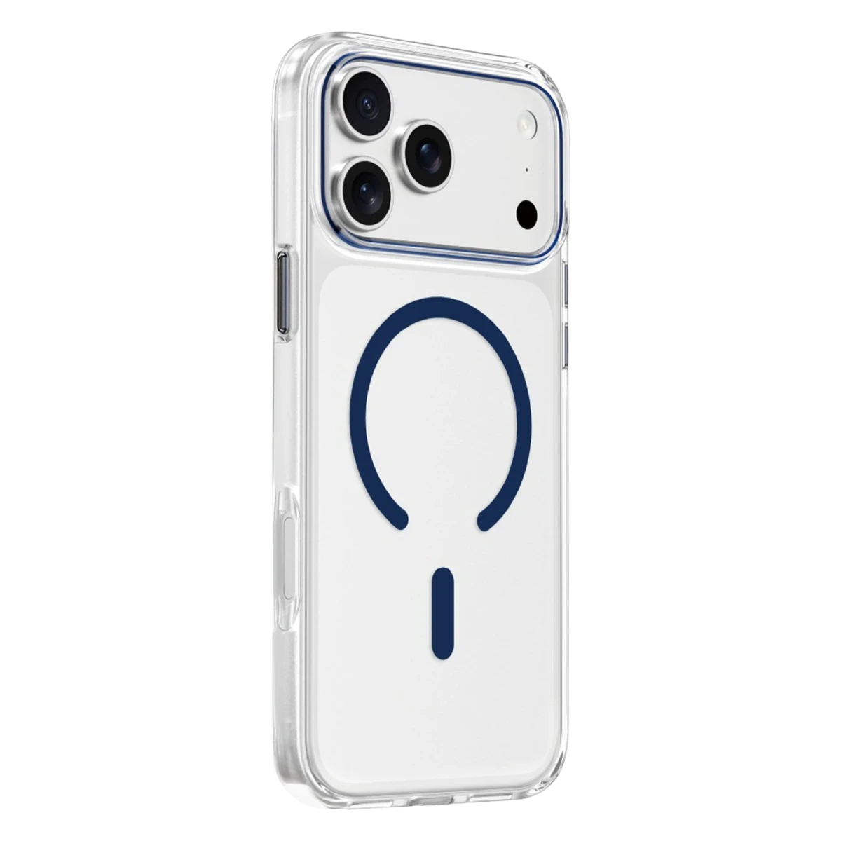 Keephone Apple iPhone 17 Pro Aurora Şeffaf Magsafe Kılıf - Lacivert