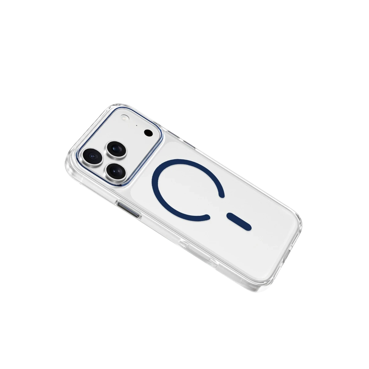 Keephone Apple iPhone 17 Pro Aurora Şeffaf Magsafe Kılıf - Lacivert