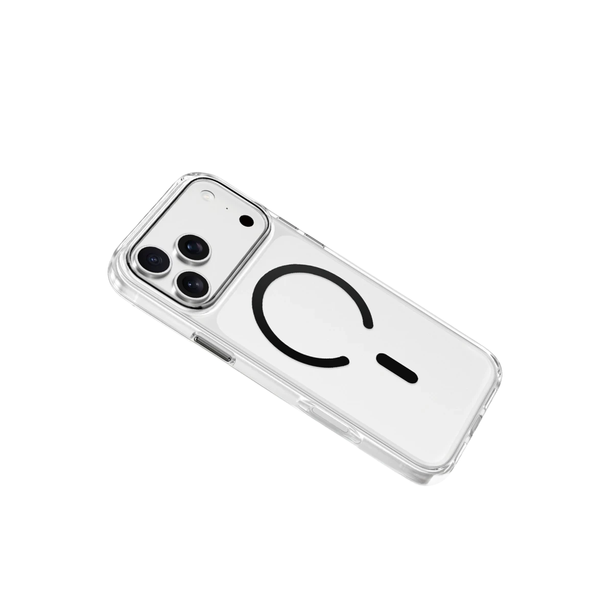 Keephone Apple iPhone 17 Pro Aurora Şeffaf Magsafe Kılıf - Siyah