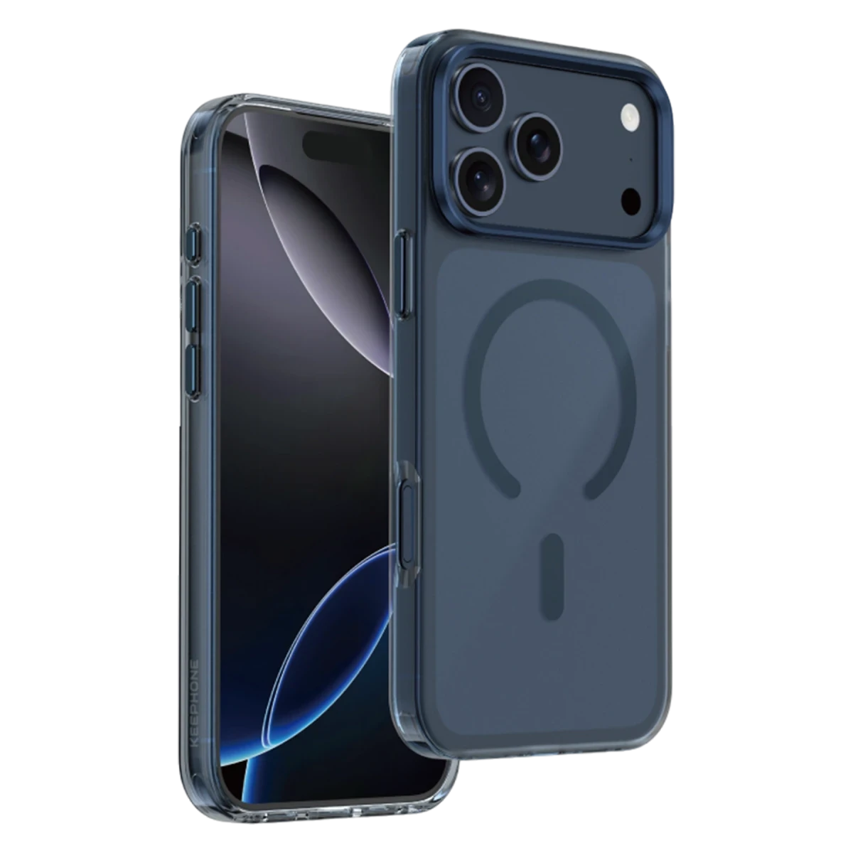 Keephone Apple iPhone 17 Pro Dazzle Pro Matte Magsafe Kılıf - Mavi