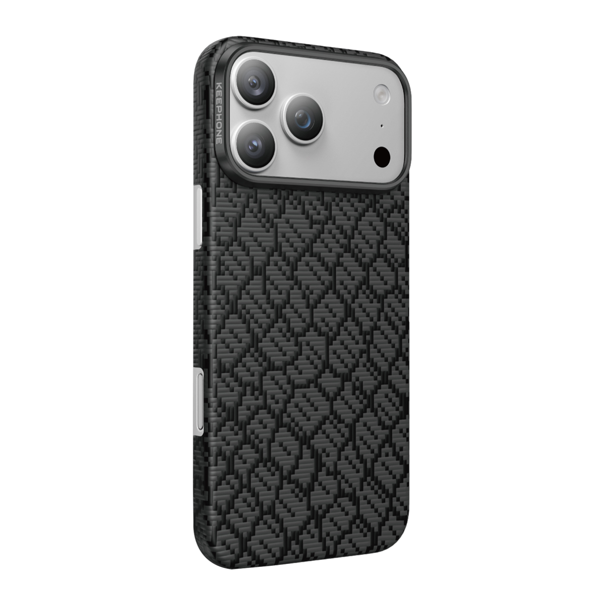 Keephone Apple iPhone 17 Pro Drakon Aramid Magsafe Kapak - Siyah