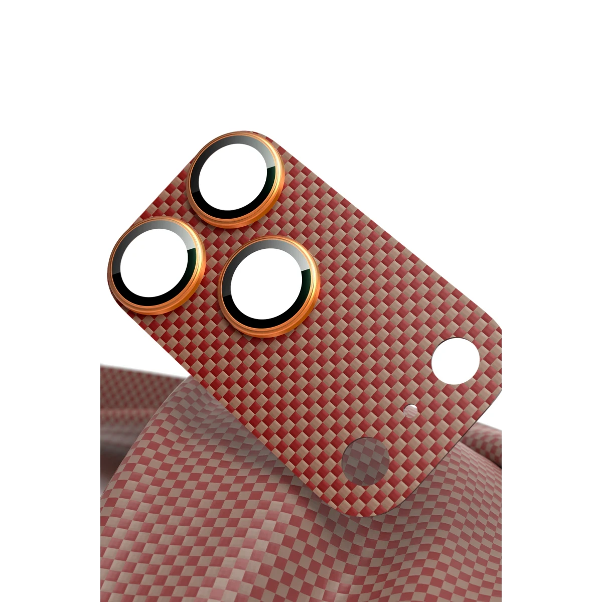 Keephone Apple iPhone 17 Pro Kevlar Kamera Lens - Siyah