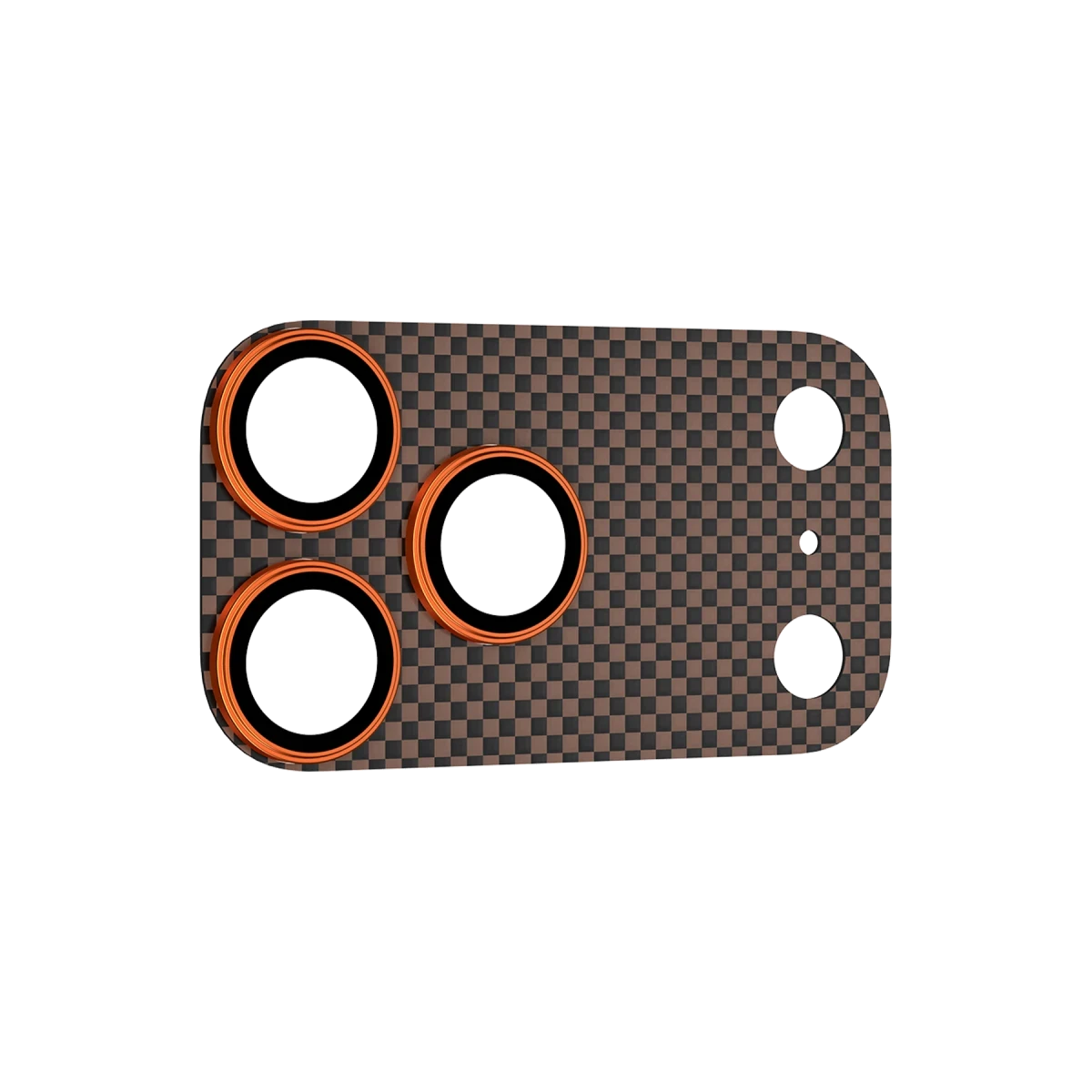 Keephone Apple iPhone 17 Pro Kevlar Kamera Lens - Turuncu