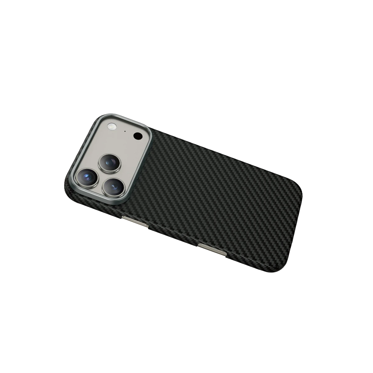 Keephone Apple iPhone 17 Pro Kevlar Magsafe Kılıf - Siyah