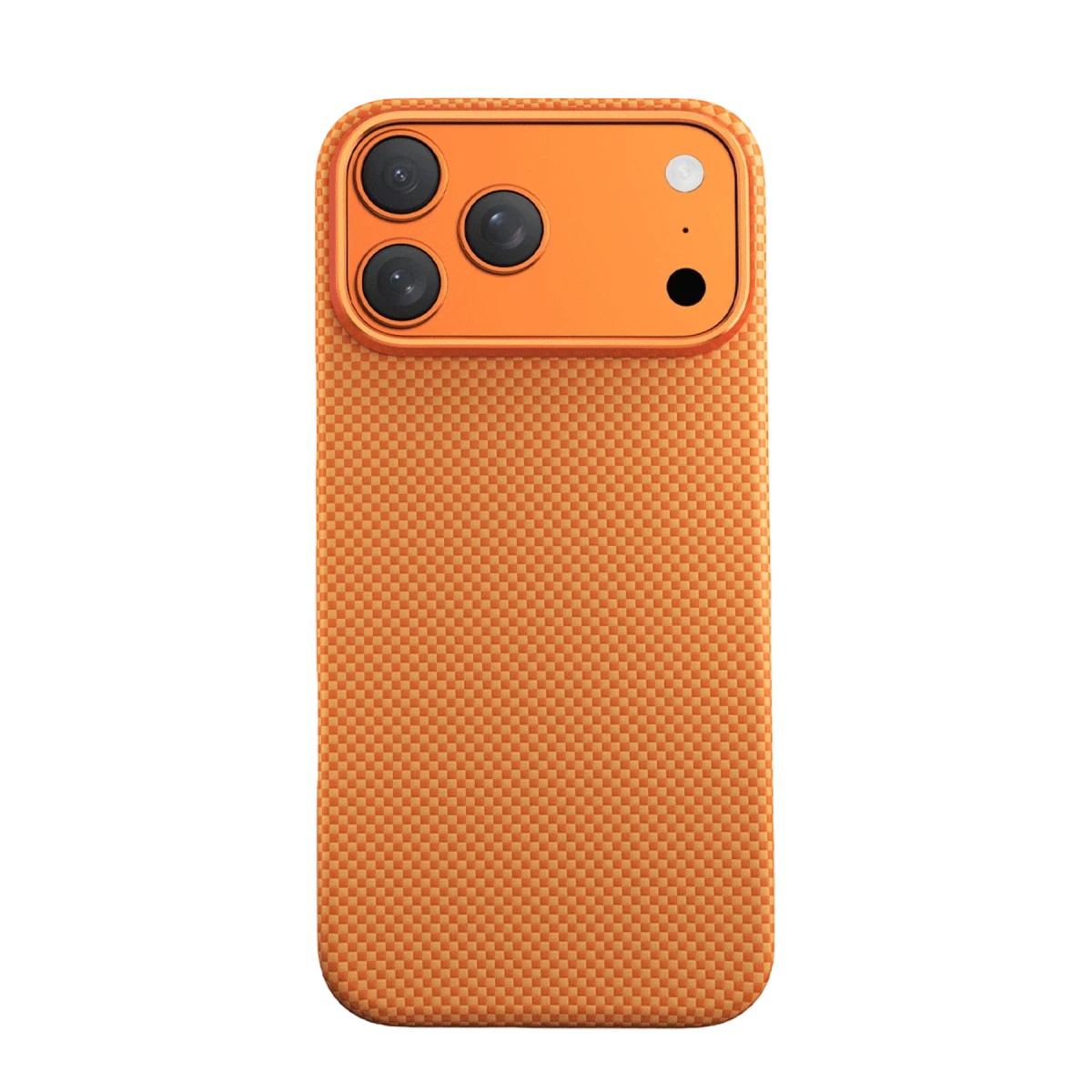 Keephone Apple iPhone 17 Pro Kevlar Norra Magsafe Kılıf - Açık Turuncu