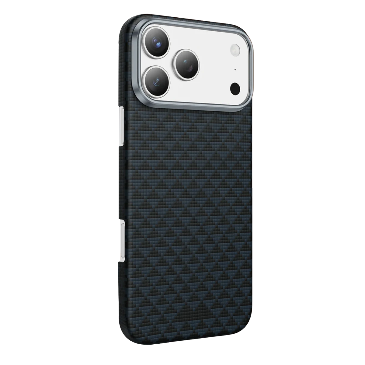 Keephone Apple iPhone 17 Pro Kevlar Paris Magsafe Kapak - Lacivert