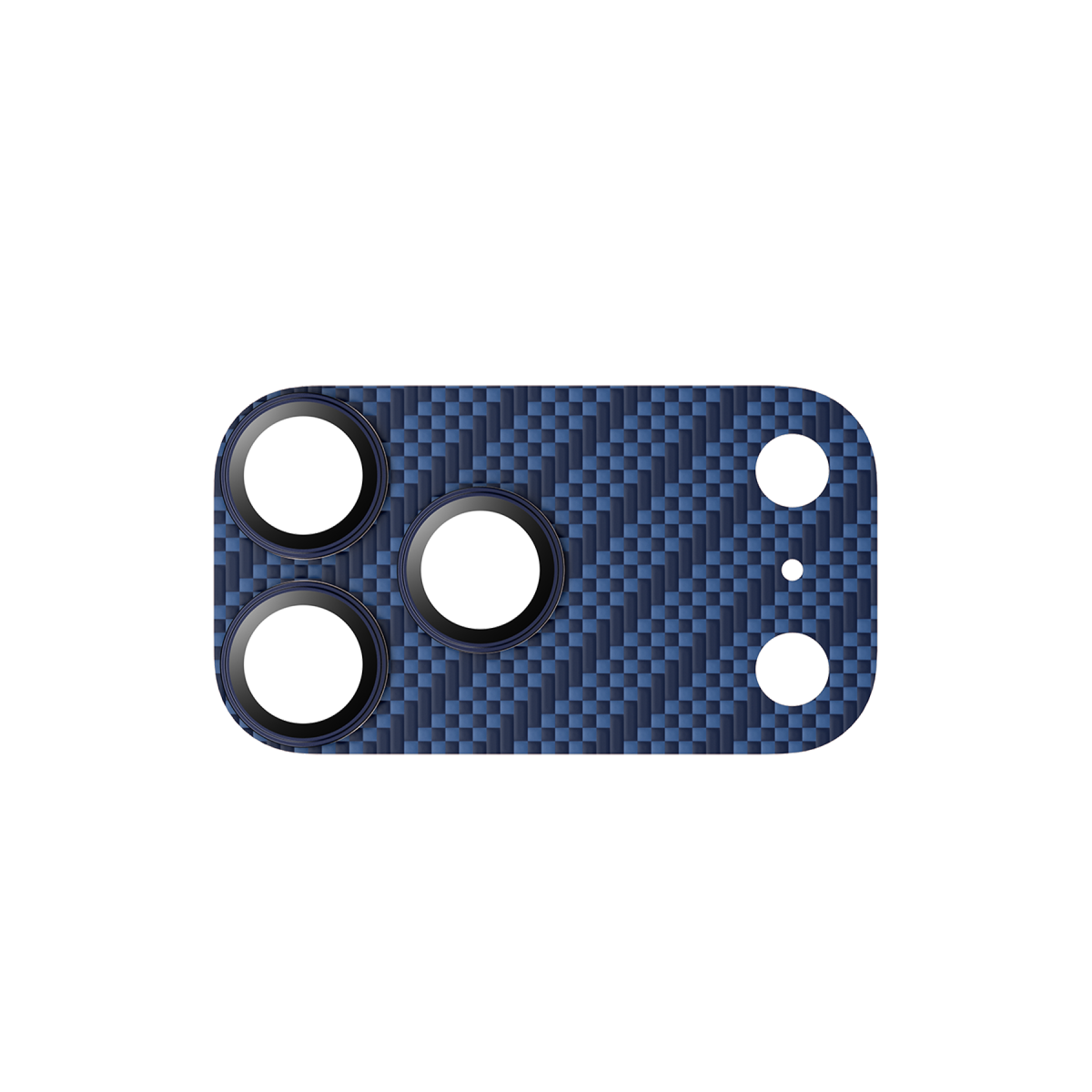 Keephone Apple iPhone 17 Pro Kevlar Robin Kamera Lens Koruyucu - Lacivert