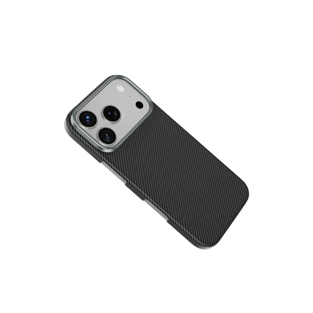 Keephone Apple iPhone 17 Pro Kevlar Sweden Magsafe Kılıf - Siyah