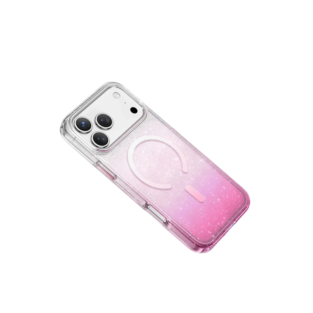Keephone Apple iPhone 17 Pro Lillian Simli Magsafe Kılıf - Pembe