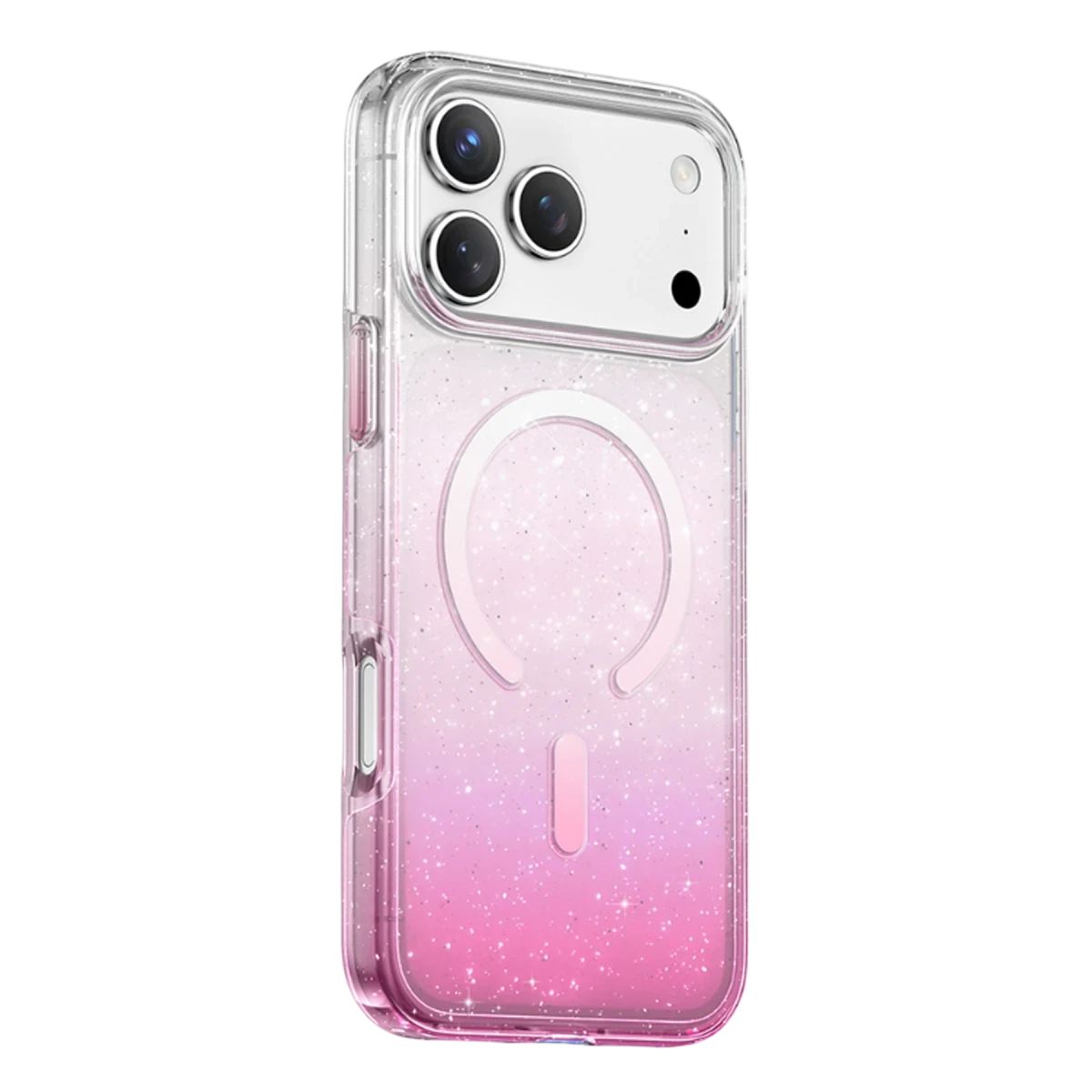 Keephone Apple iPhone 17 Pro Lillian Simli Magsafe Kılıf - Pembe