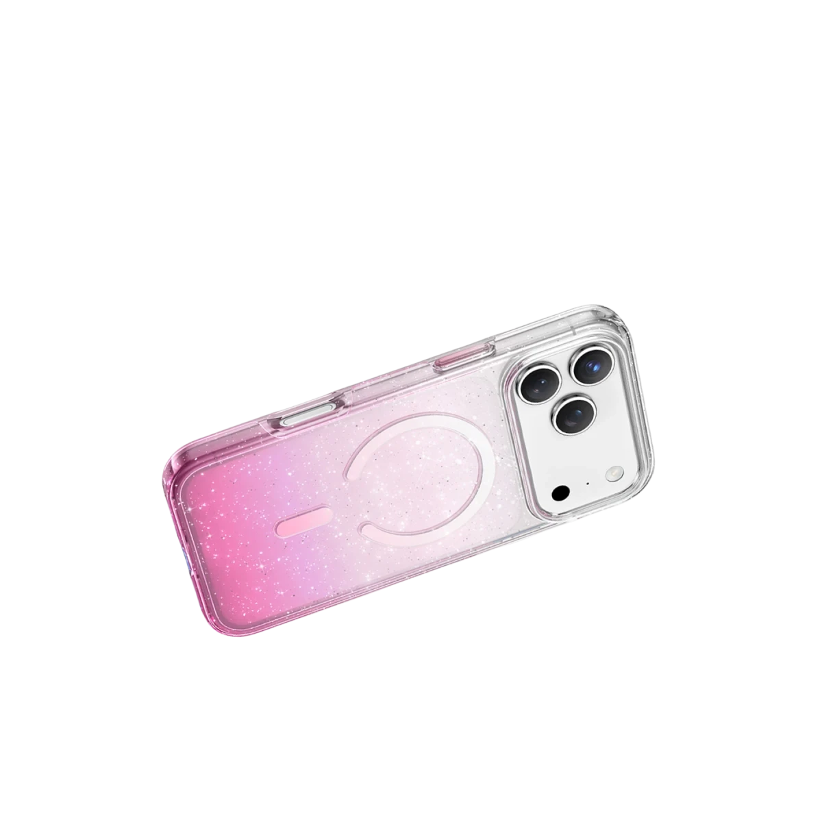 Keephone Apple iPhone 17 Pro Lillian Simli Magsafe Kılıf - Pembe